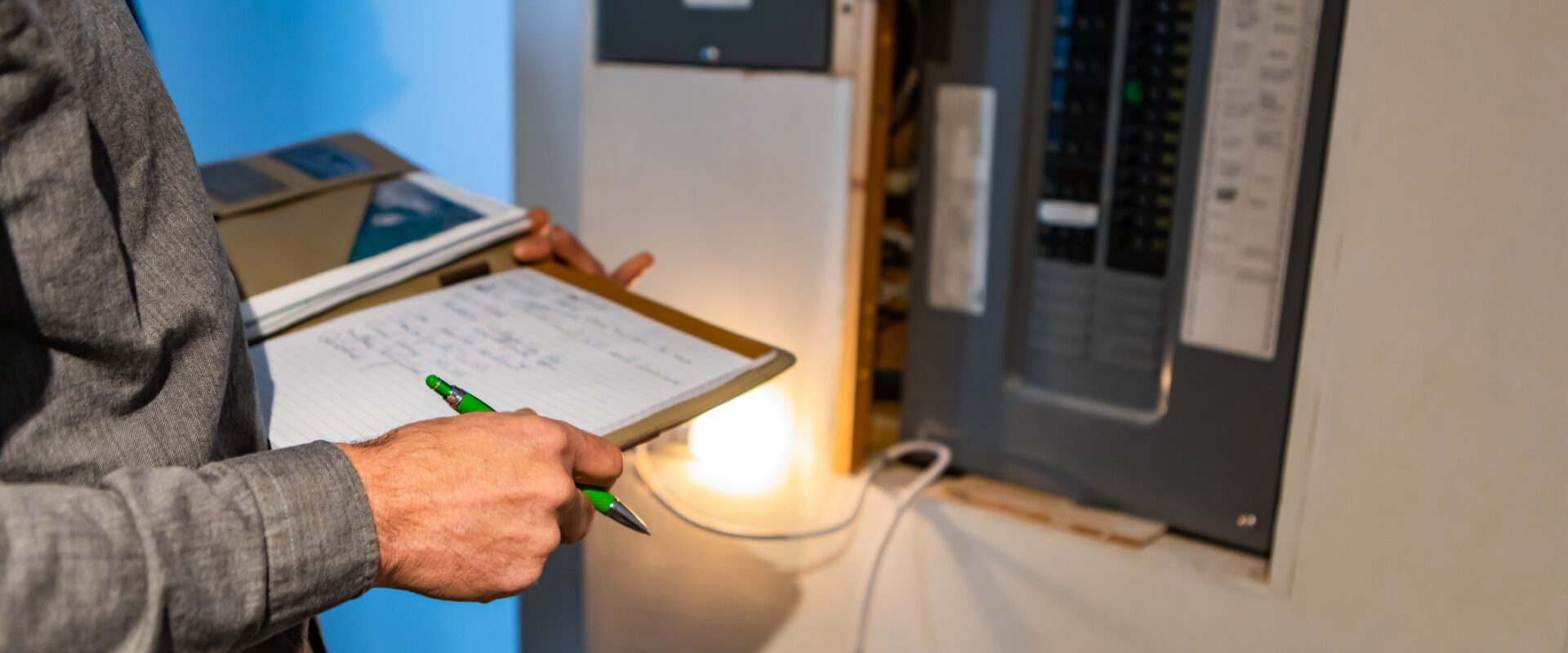 electric distribution board checking 172156381