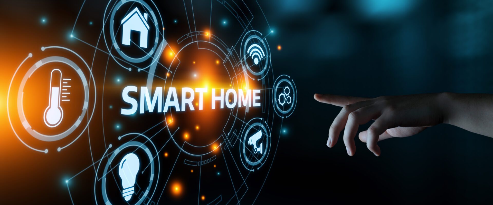 smart home automation control system innovation technology internet network concept 125302855